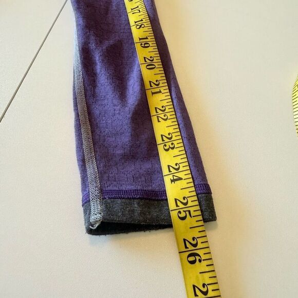 Ulvang Women’s Purple & Gray Long Sleeve Merino Wool Blend Running Sport Top SzL - Picture 10 of 14